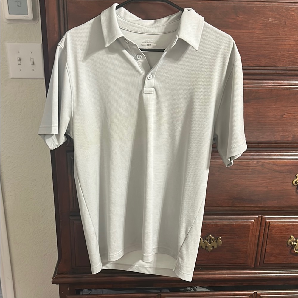 Men's Gray Golf Polo